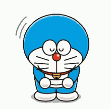 Doraemon pulling gadget from 4D pocket
