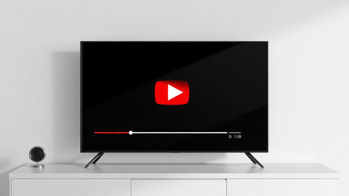 YouTube TV DVR Recording Interface showing play button and cloud storage concept